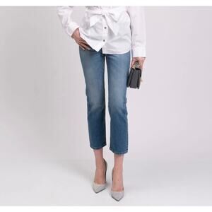 ACNE STUDIOS Jeans W23 L30 Mid-Rise Cropped Faded Skinny Made in Italy